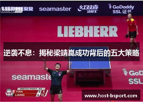 逆袭不息：揭秘梁靖崑成功背后的五大策略